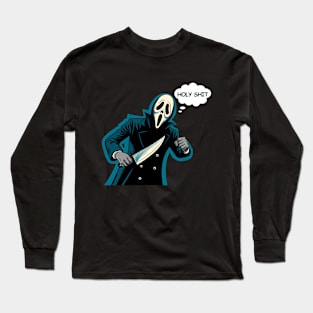 Horror said Holy Shit Long Sleeve T-Shirt